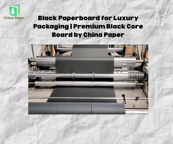 Cartoncino nero per packaging di lusso | Cartoncino premium con anima nera di China Paper
