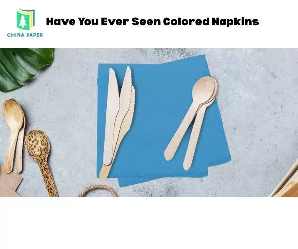 Hai mai visto tovaglioli colorati?