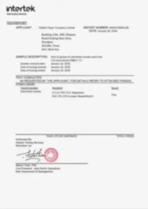 Certificato Intertek